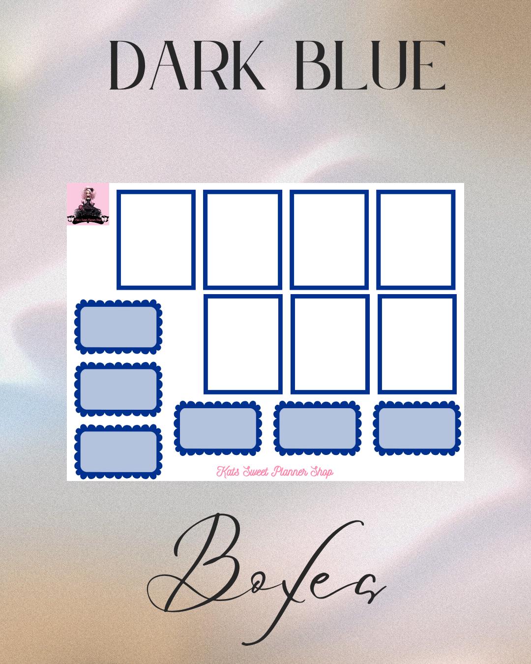 Dark Blue Boxes