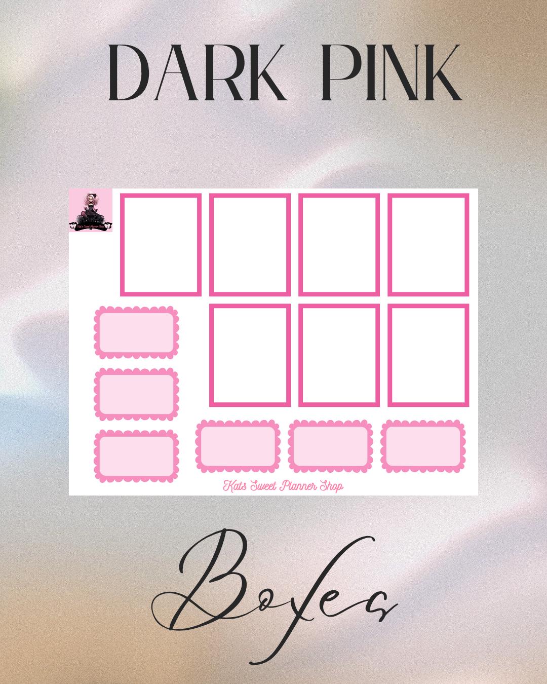 Dark Pink Boxes
