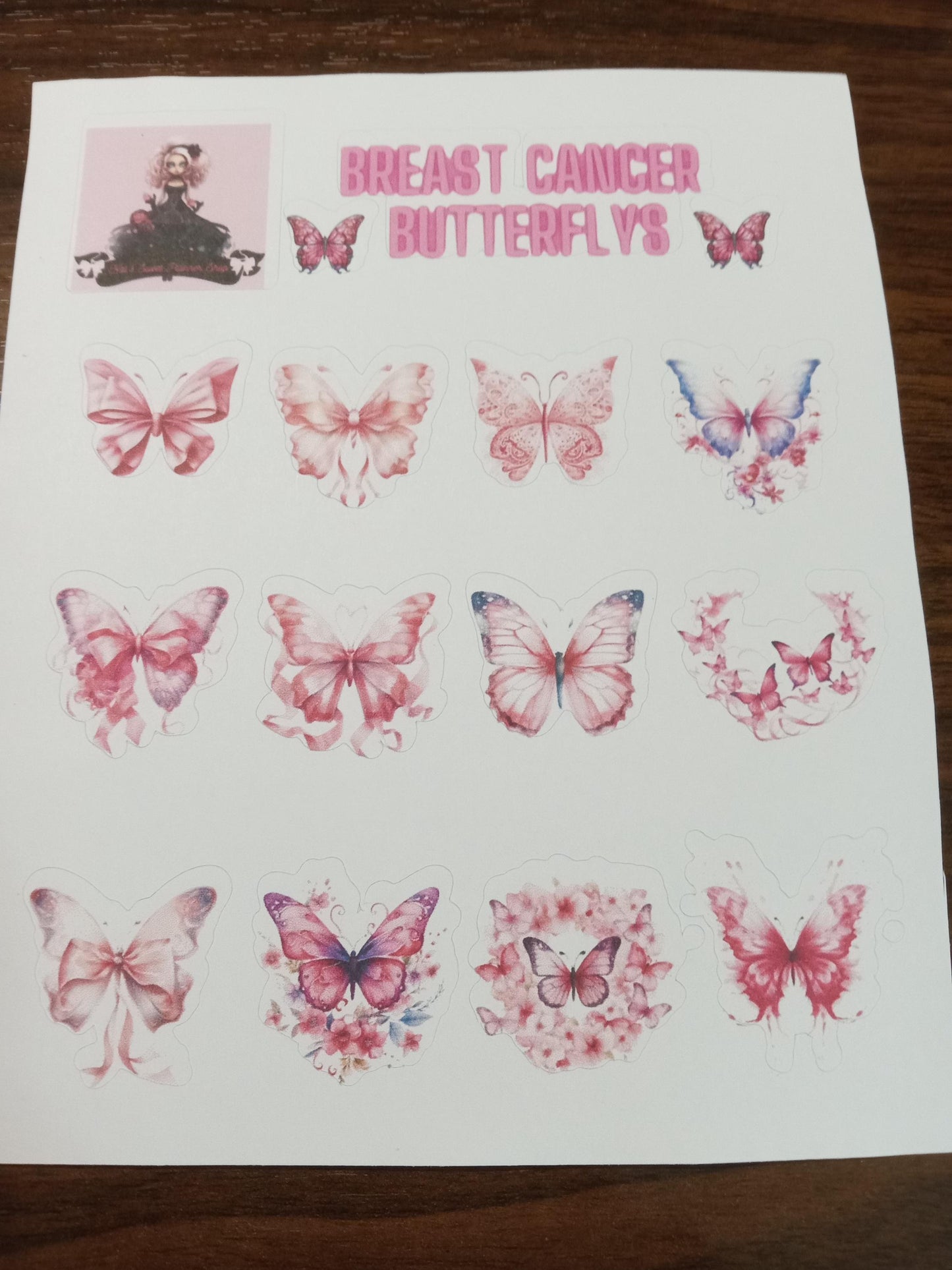 Breast Cancer Butterflys