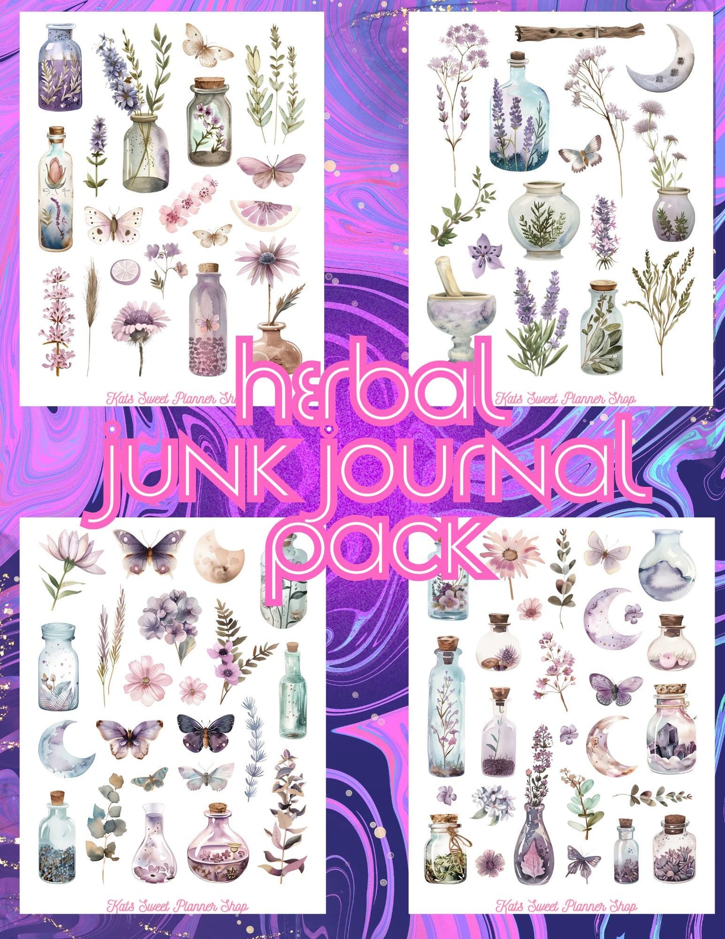 Herbal Junk Journal Pack