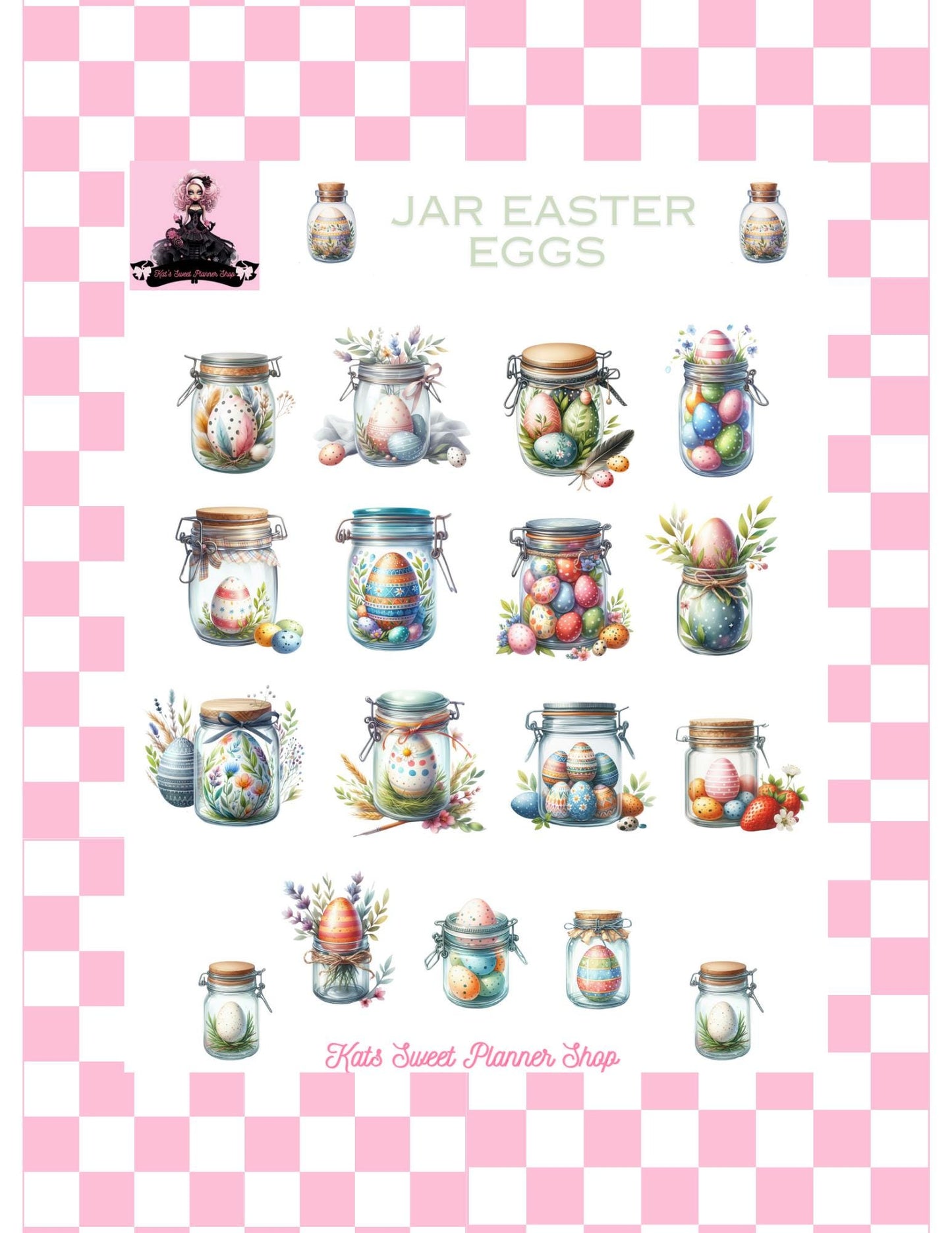 Jar Easter Eggs