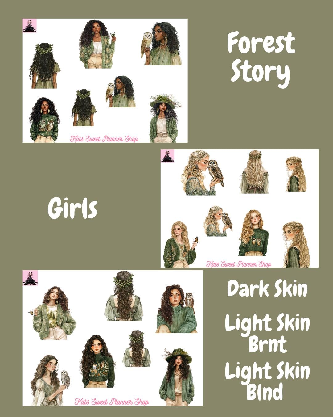 Forest Story Deco Girls