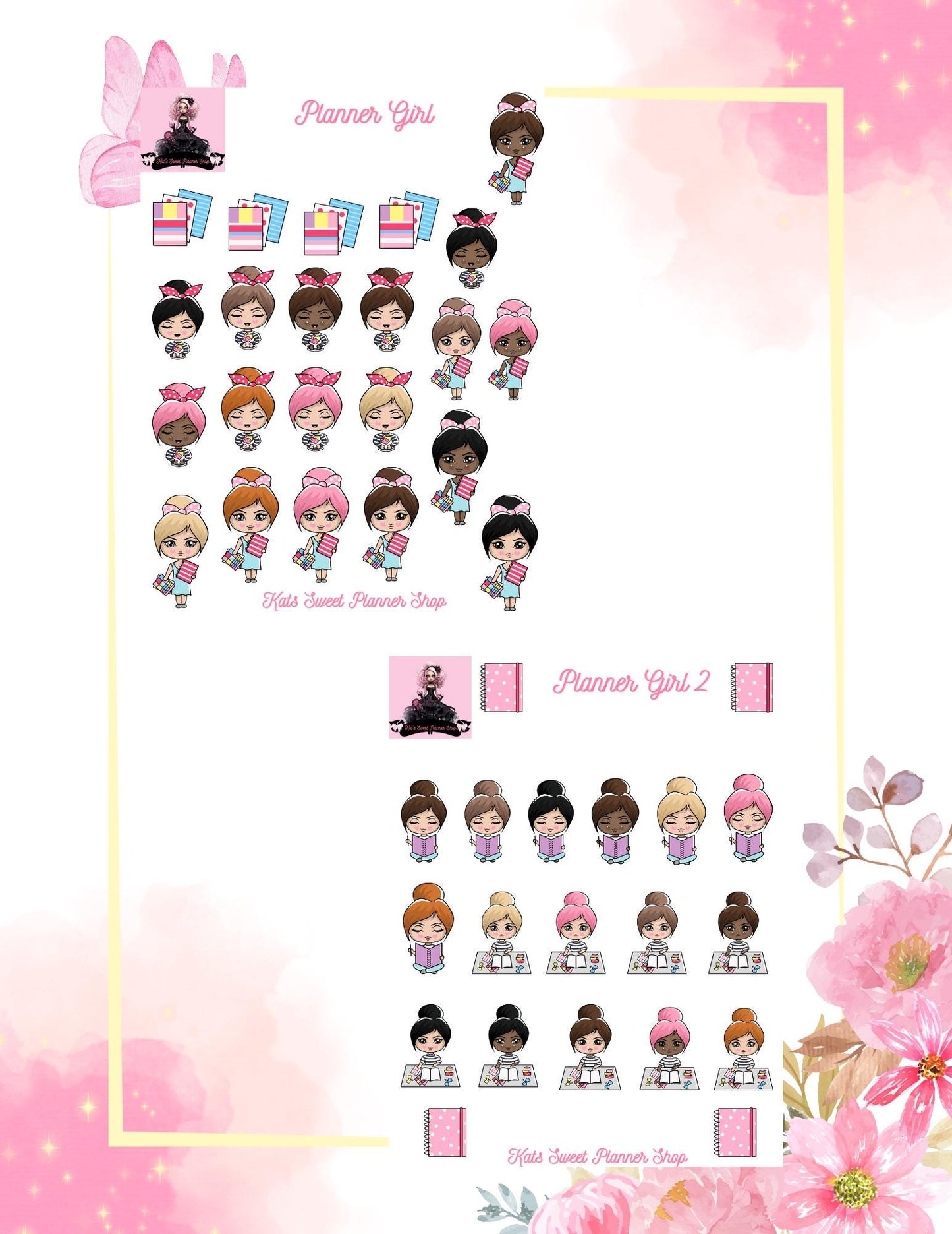 Planner Girl Sticker Kit 2
