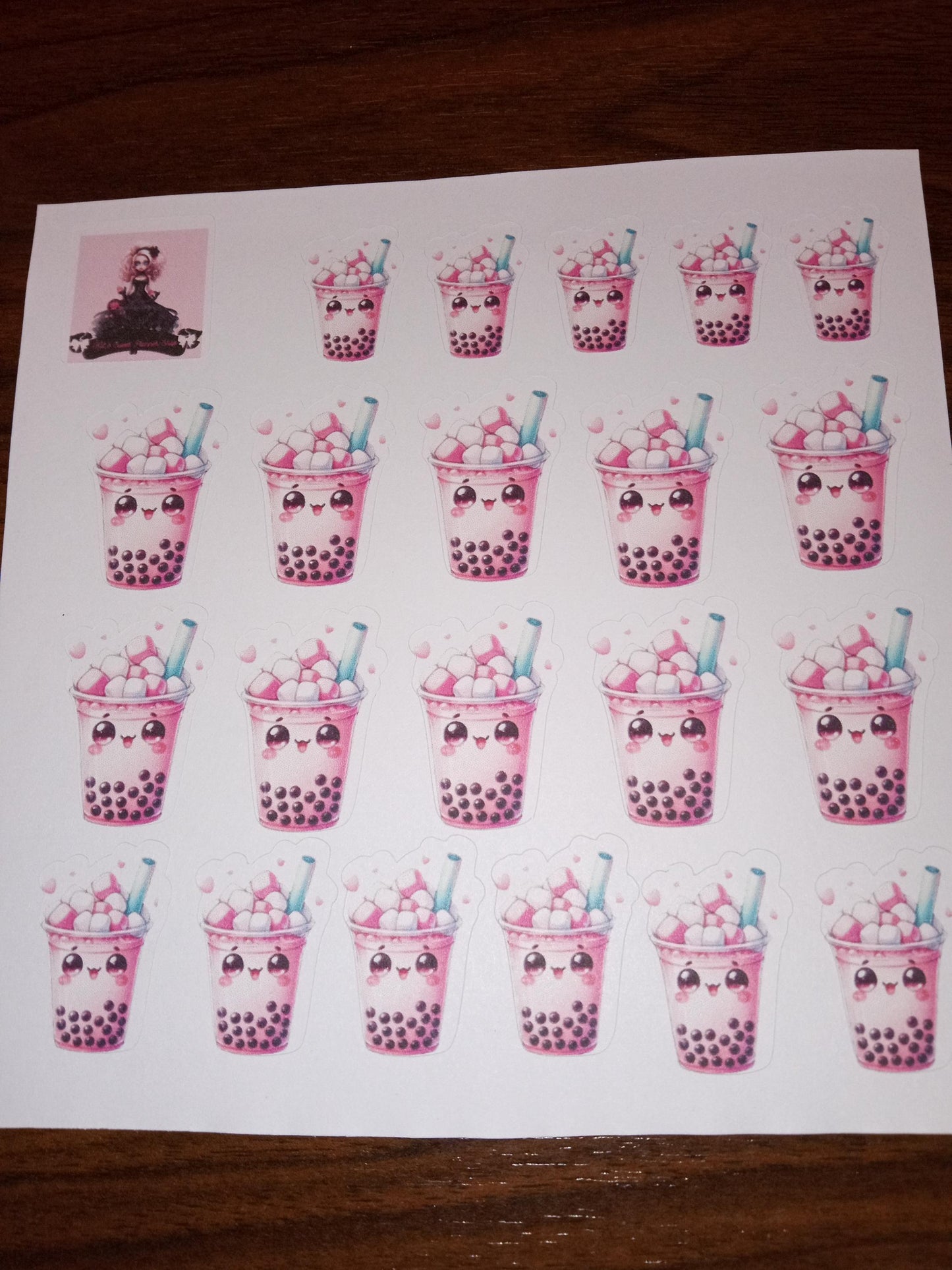 Boba Sticker Sheet