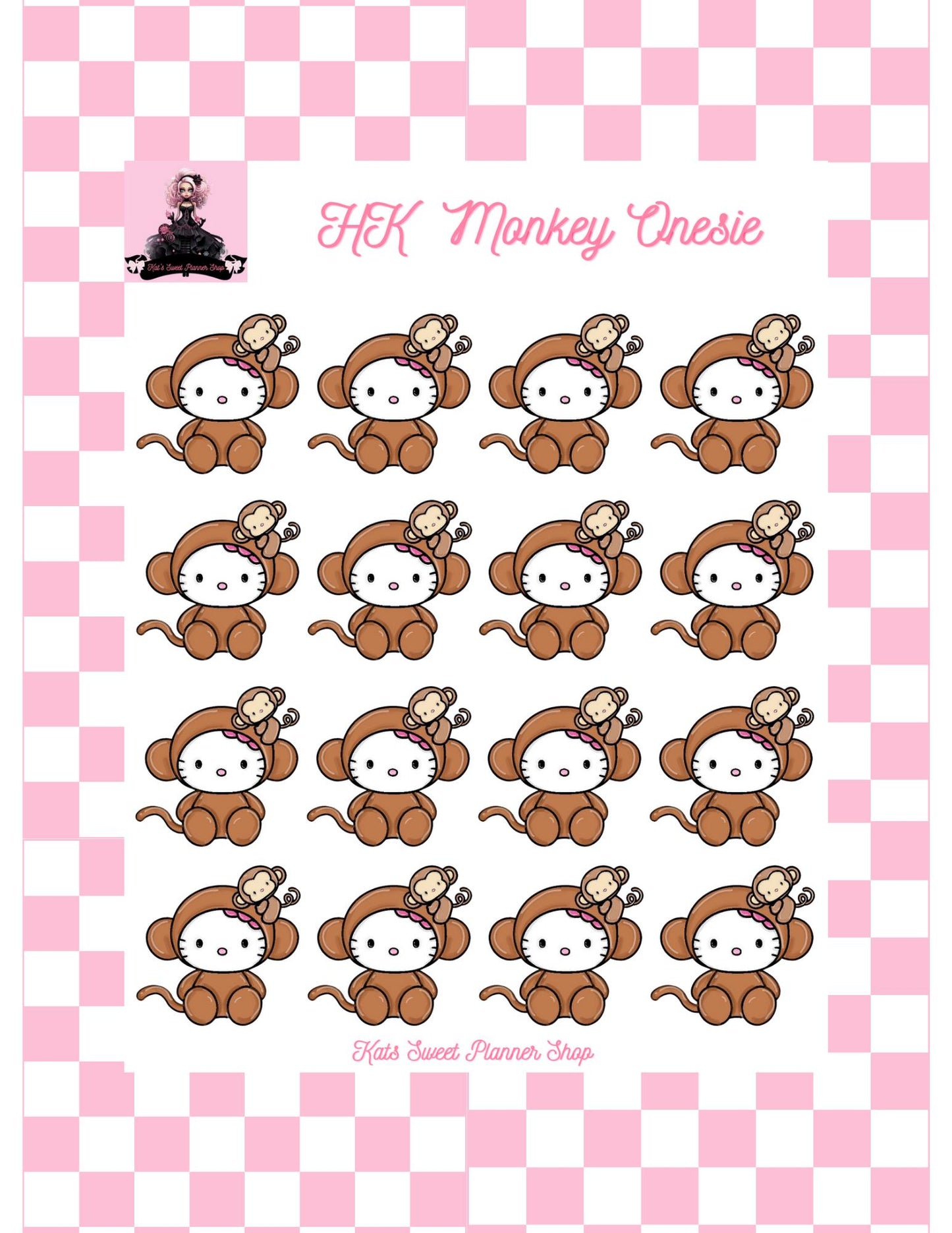 HK Monkey Onesie