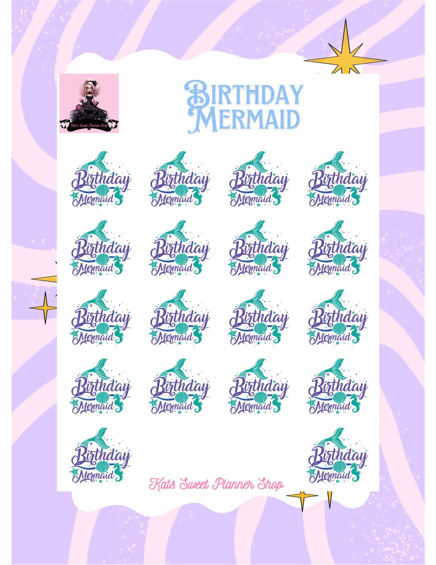 Birthday Mermaid