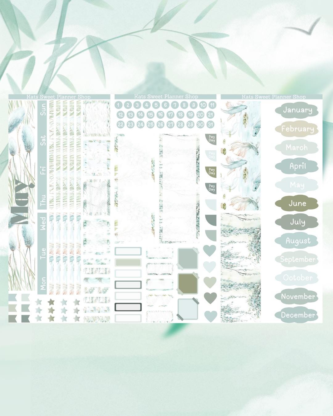 May Tranquil Dreams Hobo Weeks Kit(Monthly)