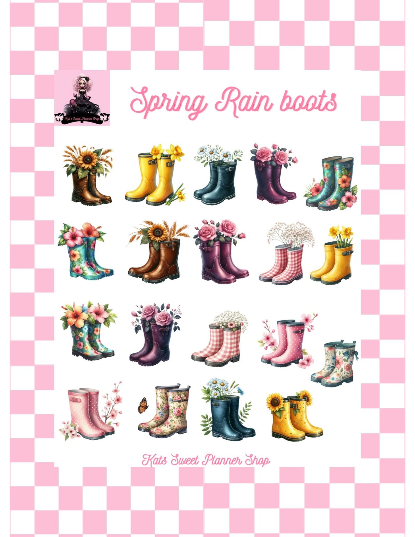 Spring Rain Boots