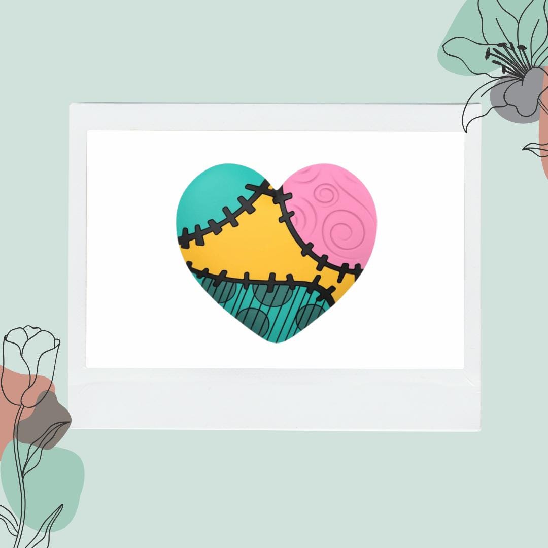 Sally's Heart Die Cut Sticker