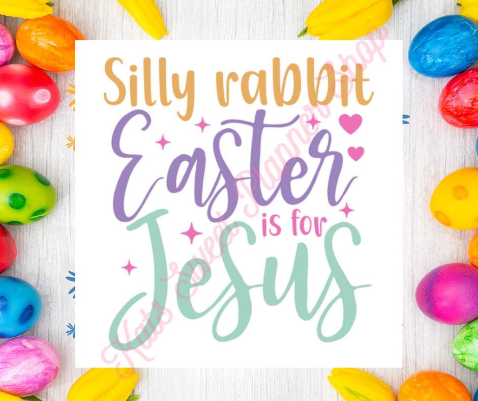 Easter is for Jesus Die Cut Sticker