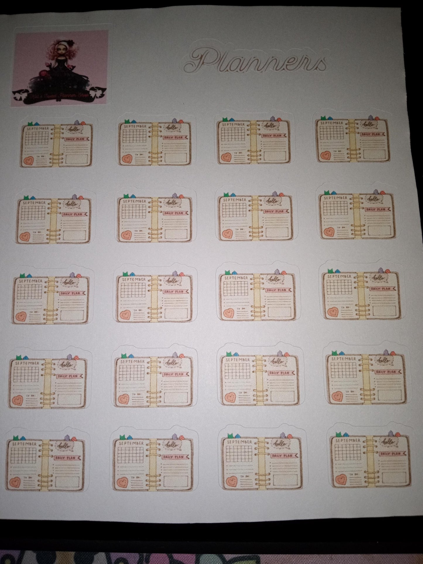 Planners Sticker Sheet