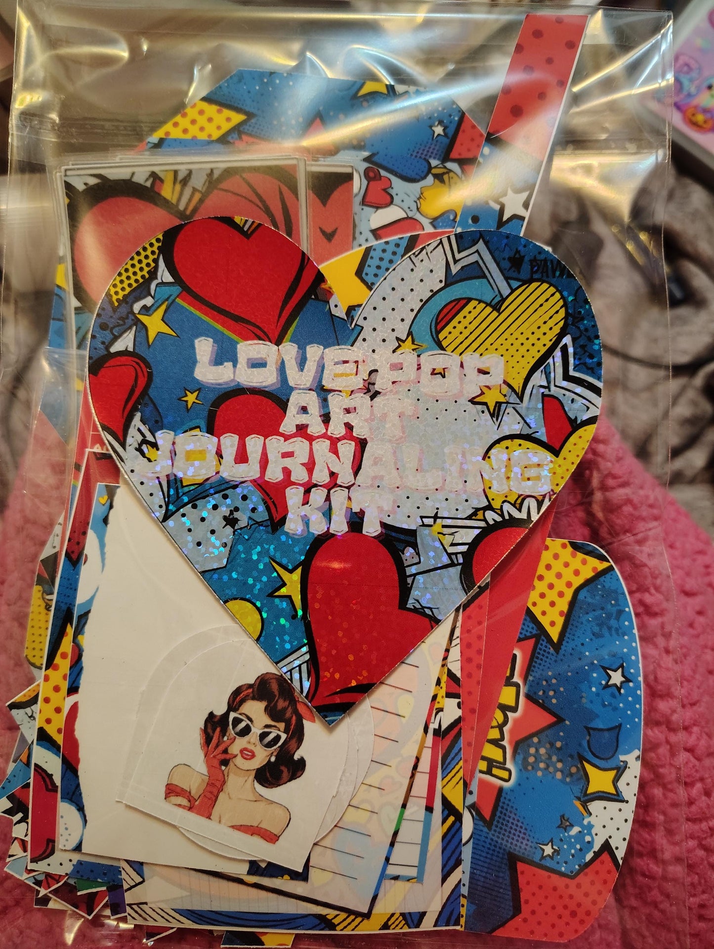 Love Pop Art Journaling Kit