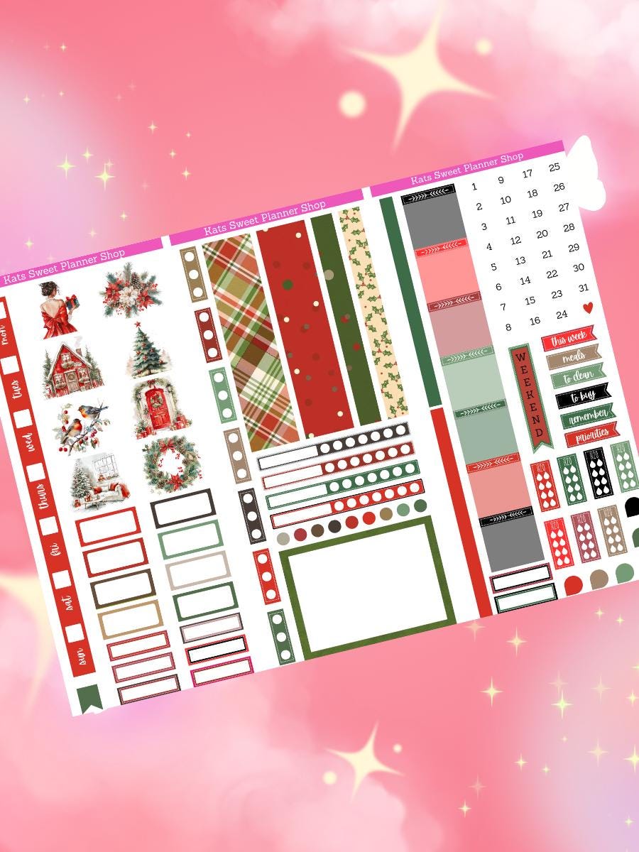 Vintage Christmas Hobo Weeks kit