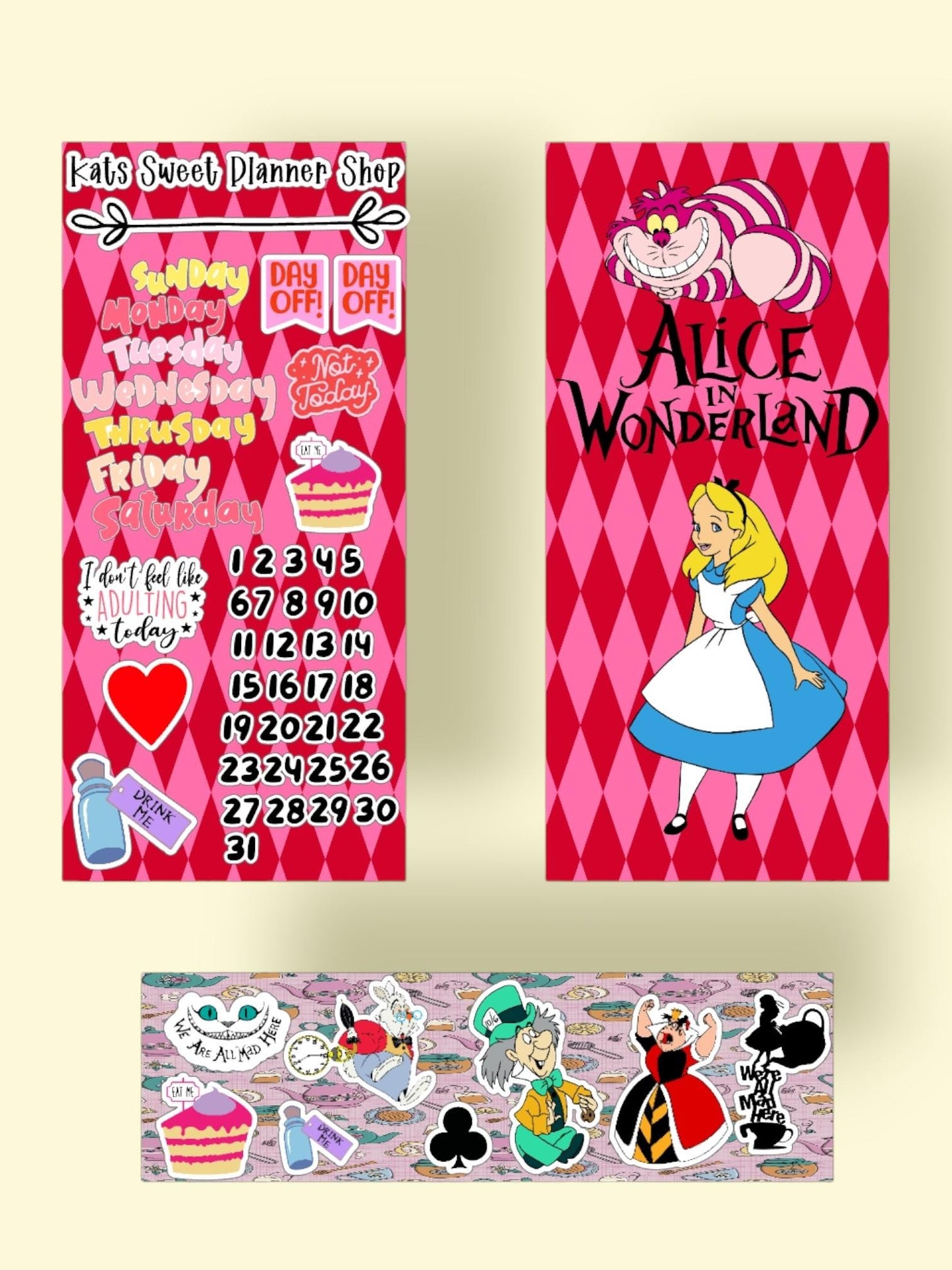 Alice Wld Sticker Kit