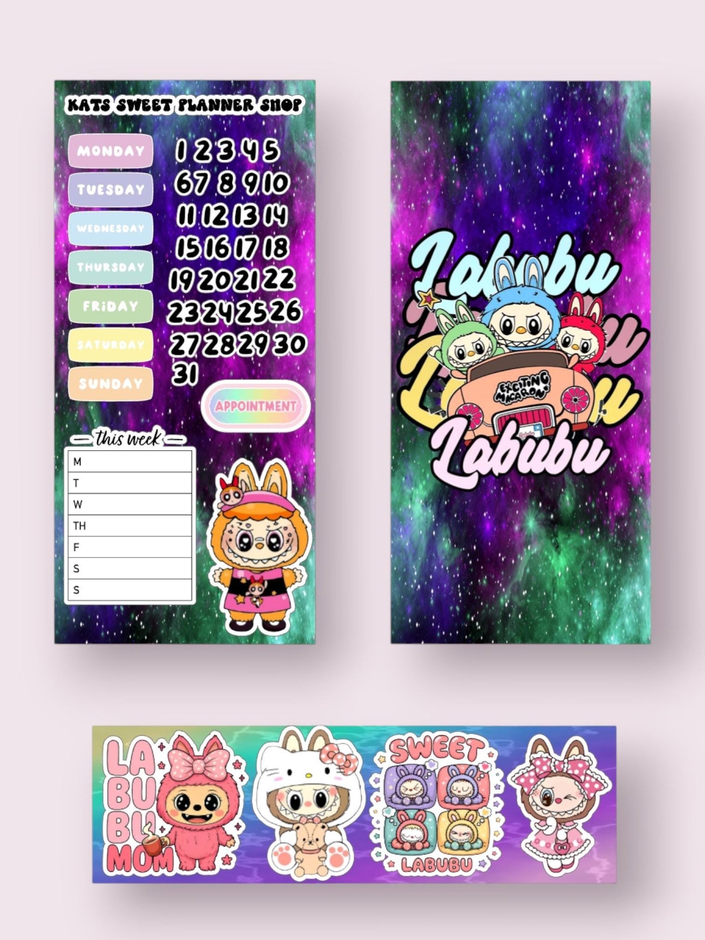 Little Monsters Sticker Kit