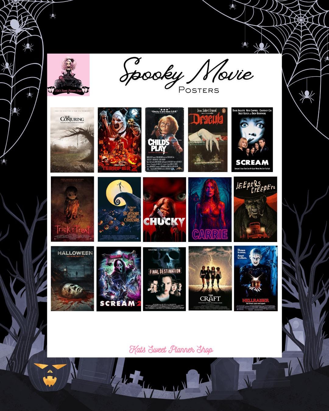 Spooky Movie Posters