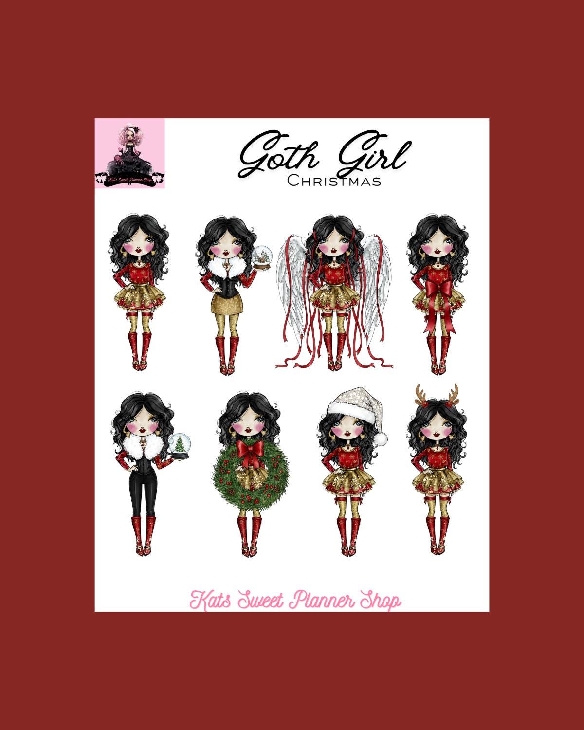 Goth Girl Christmas