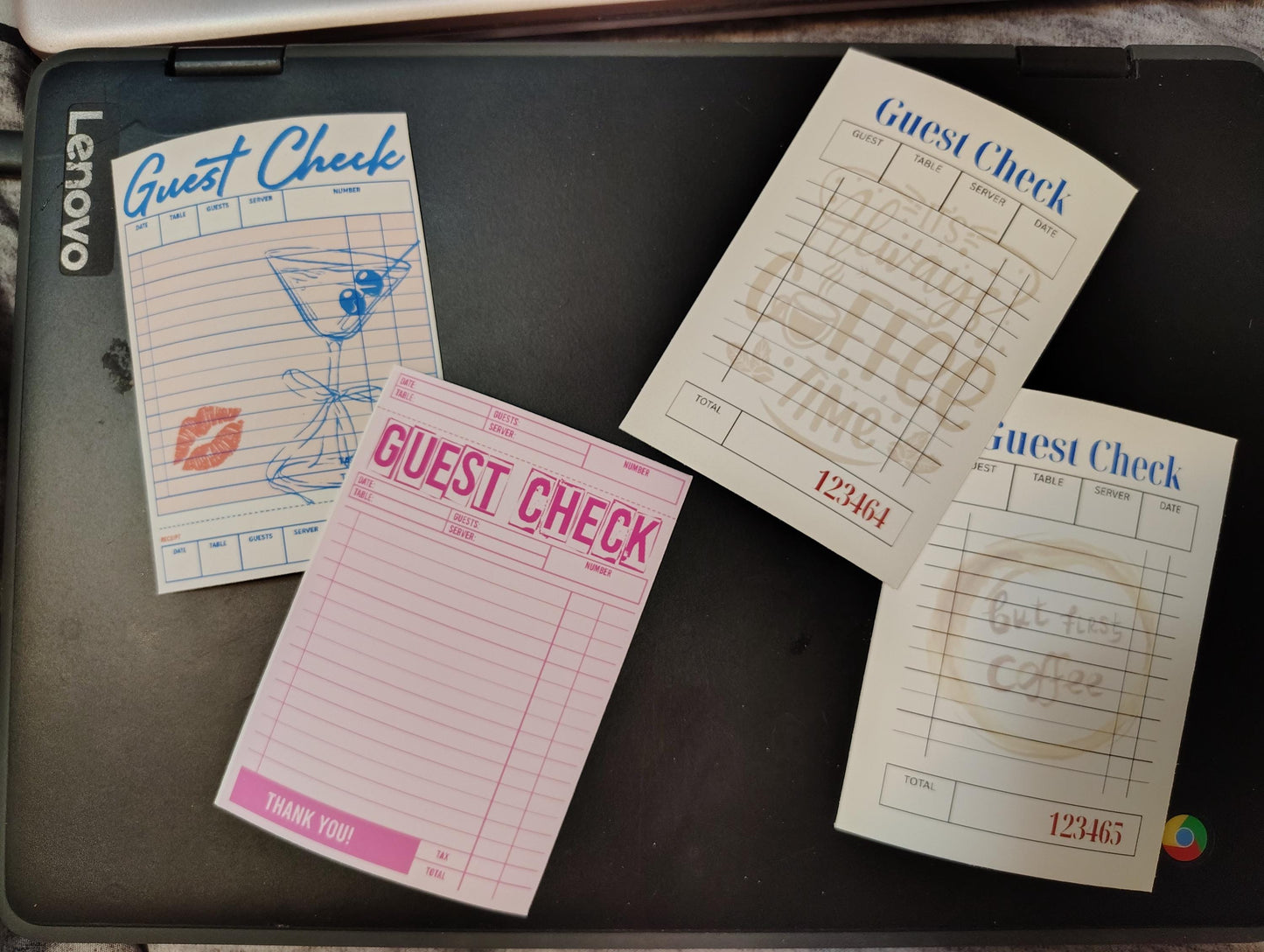 Tiffany's Guest Checks
