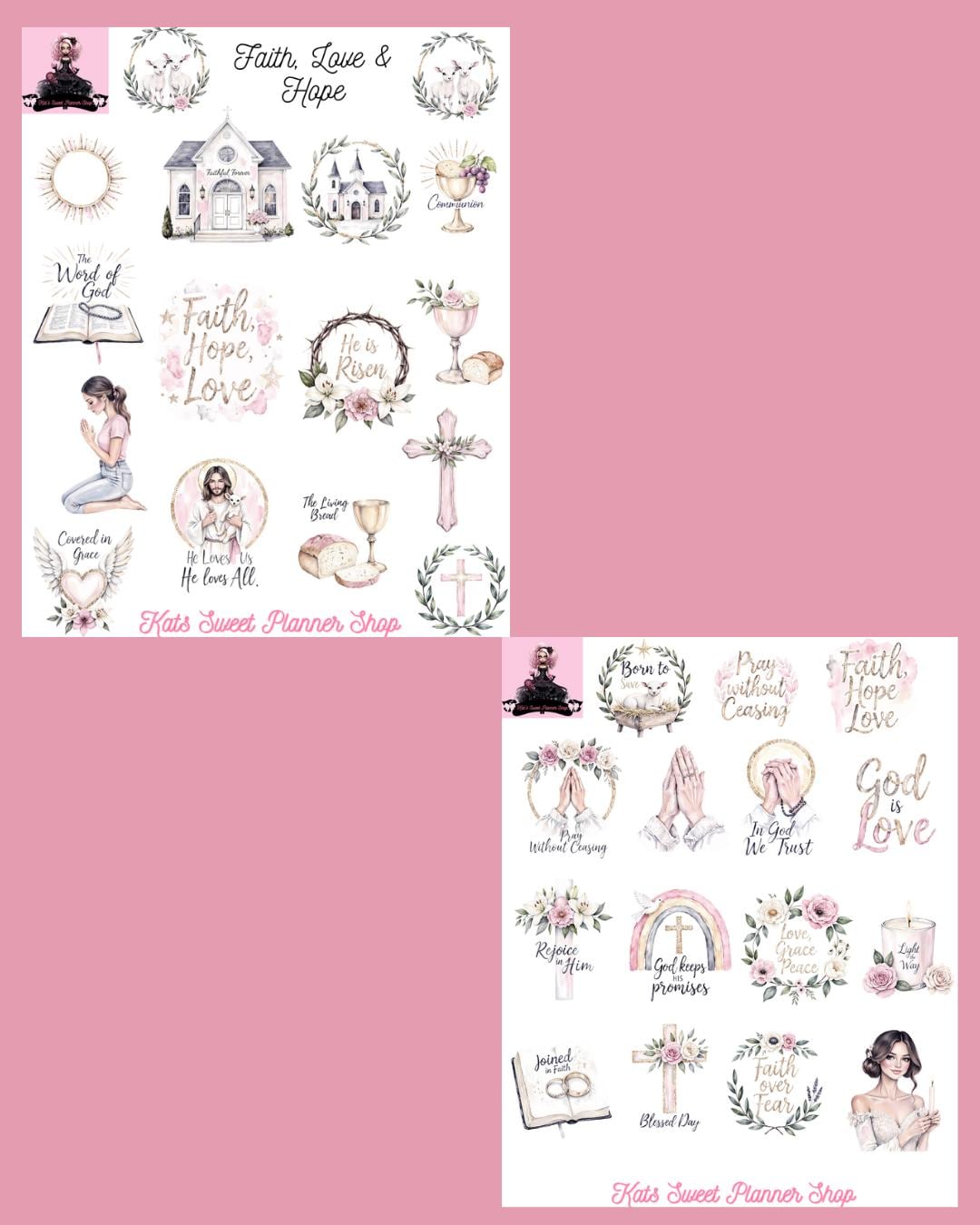 Faith, Love & Hope Deco Set