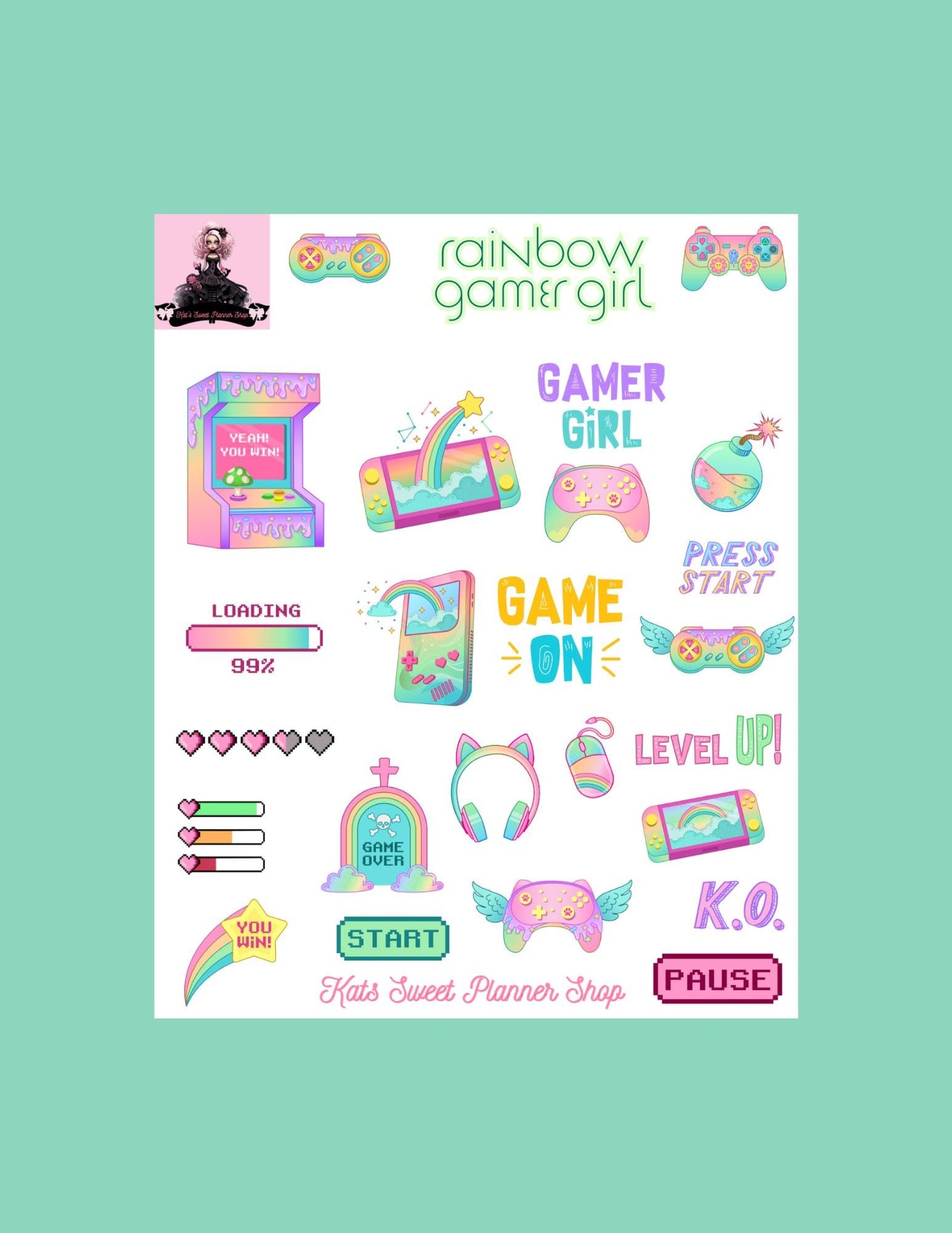 Rainbow Gamer Girl