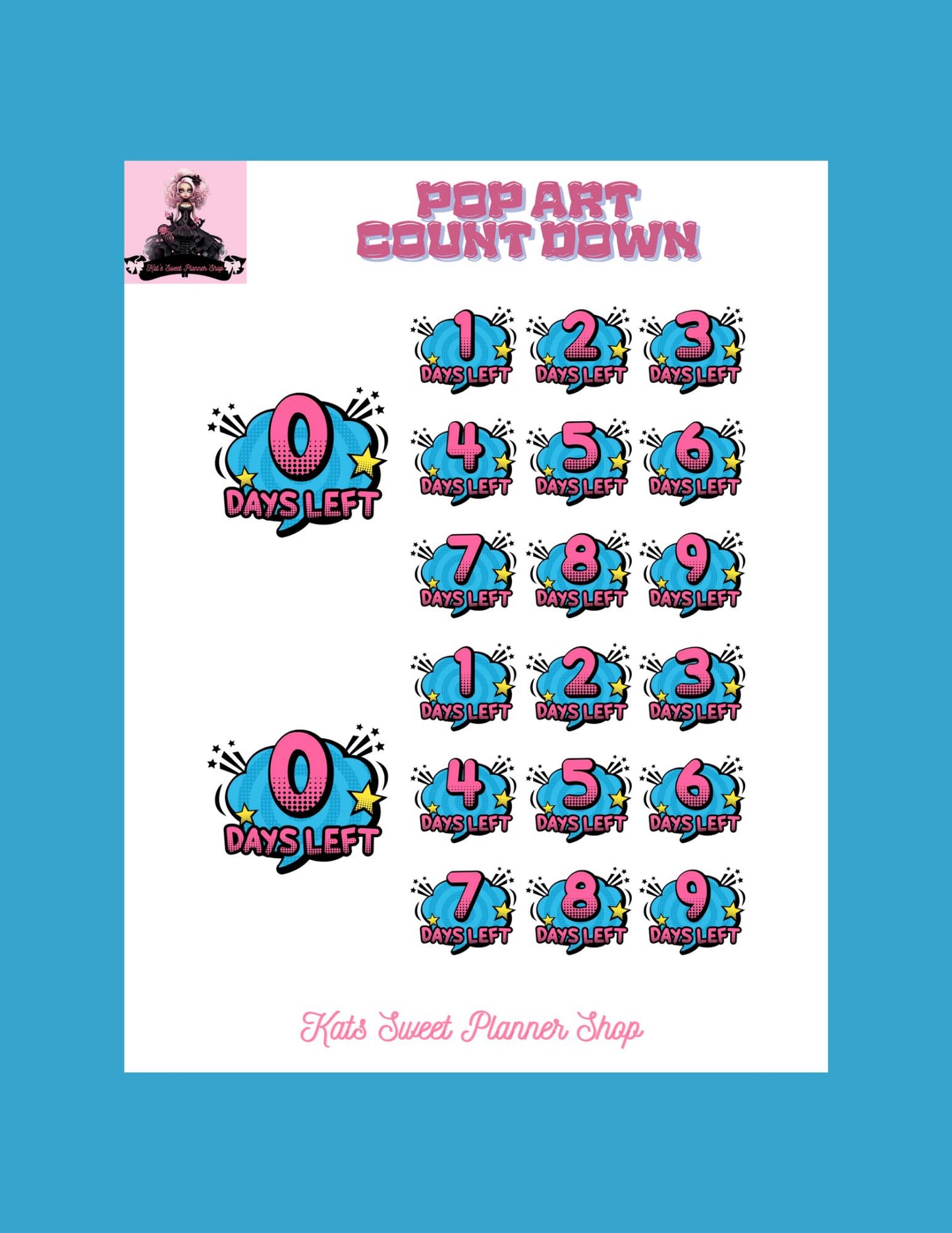 Pop Art Countdown