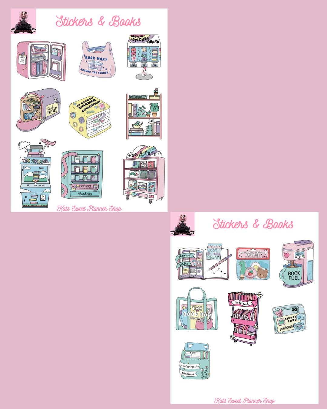 Books & Sticker Set