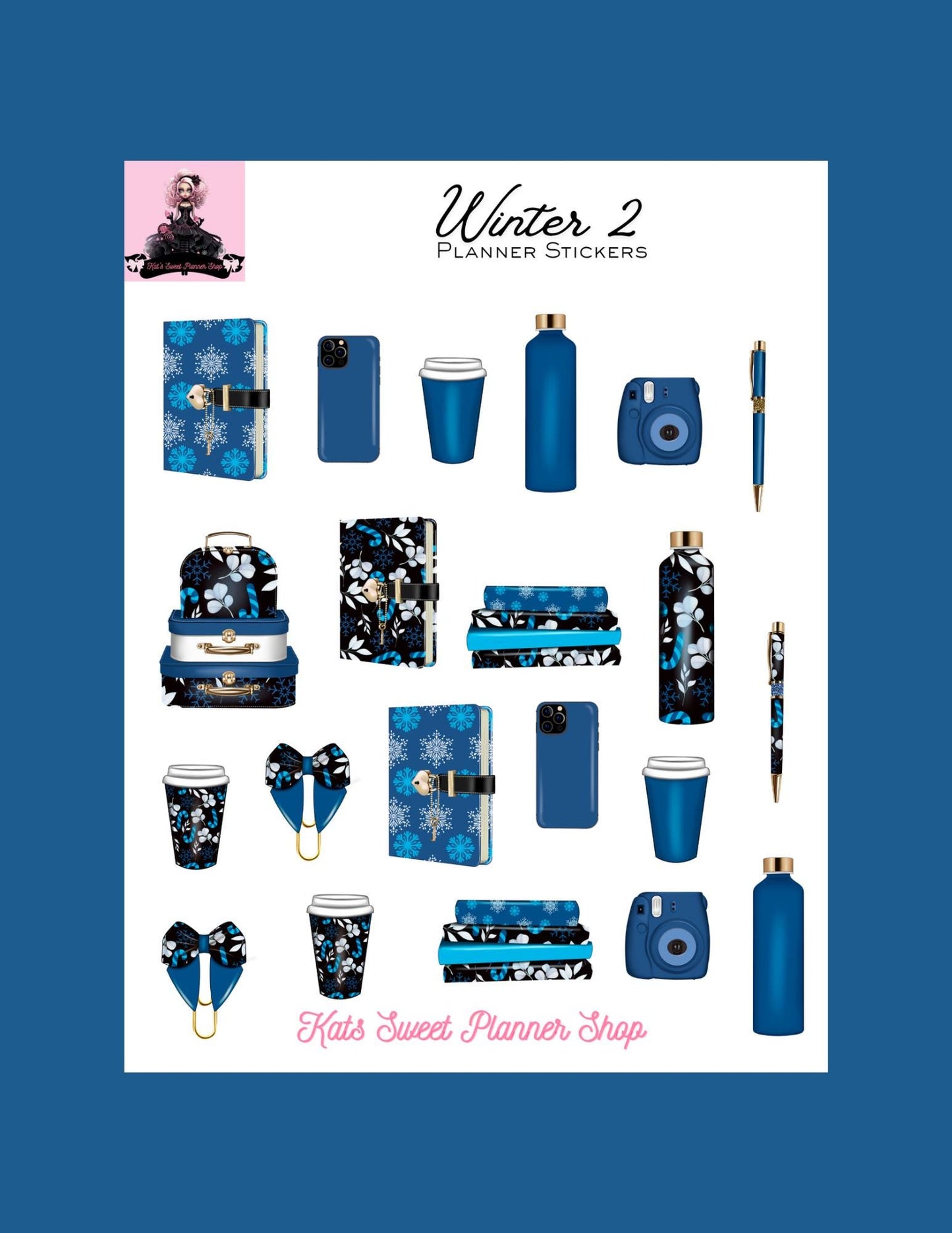 Winter 2 Planner Stickers