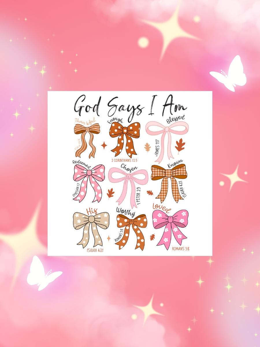 God Says I am Die Cut