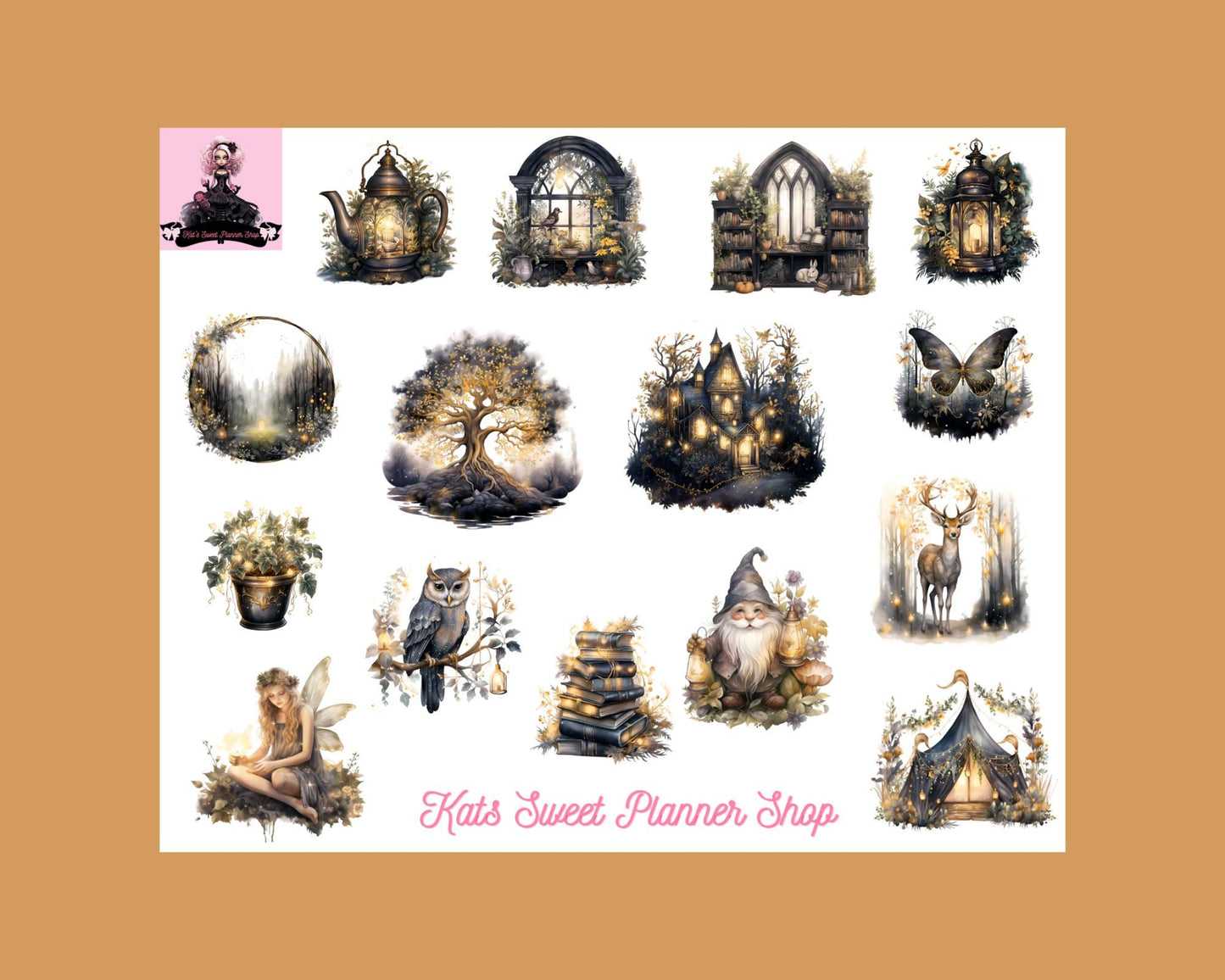 Magical Forest Big Sticker Sheet