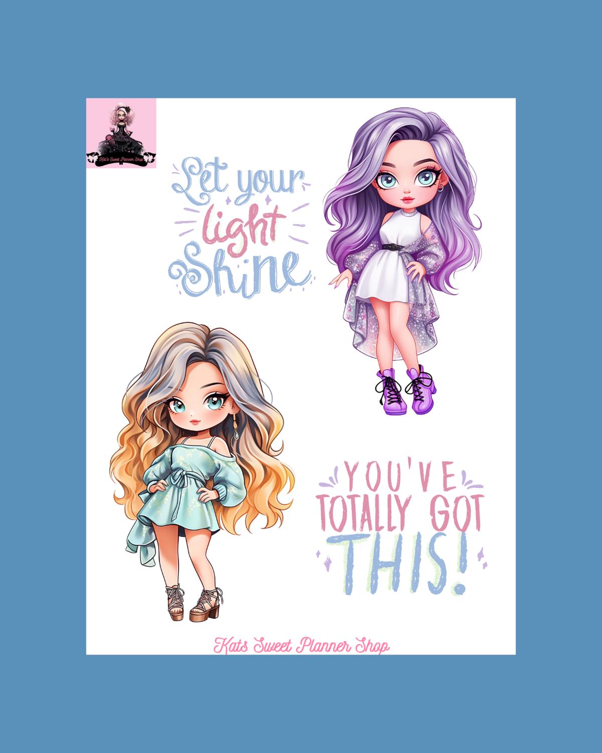 Chibi Girls & Quotes