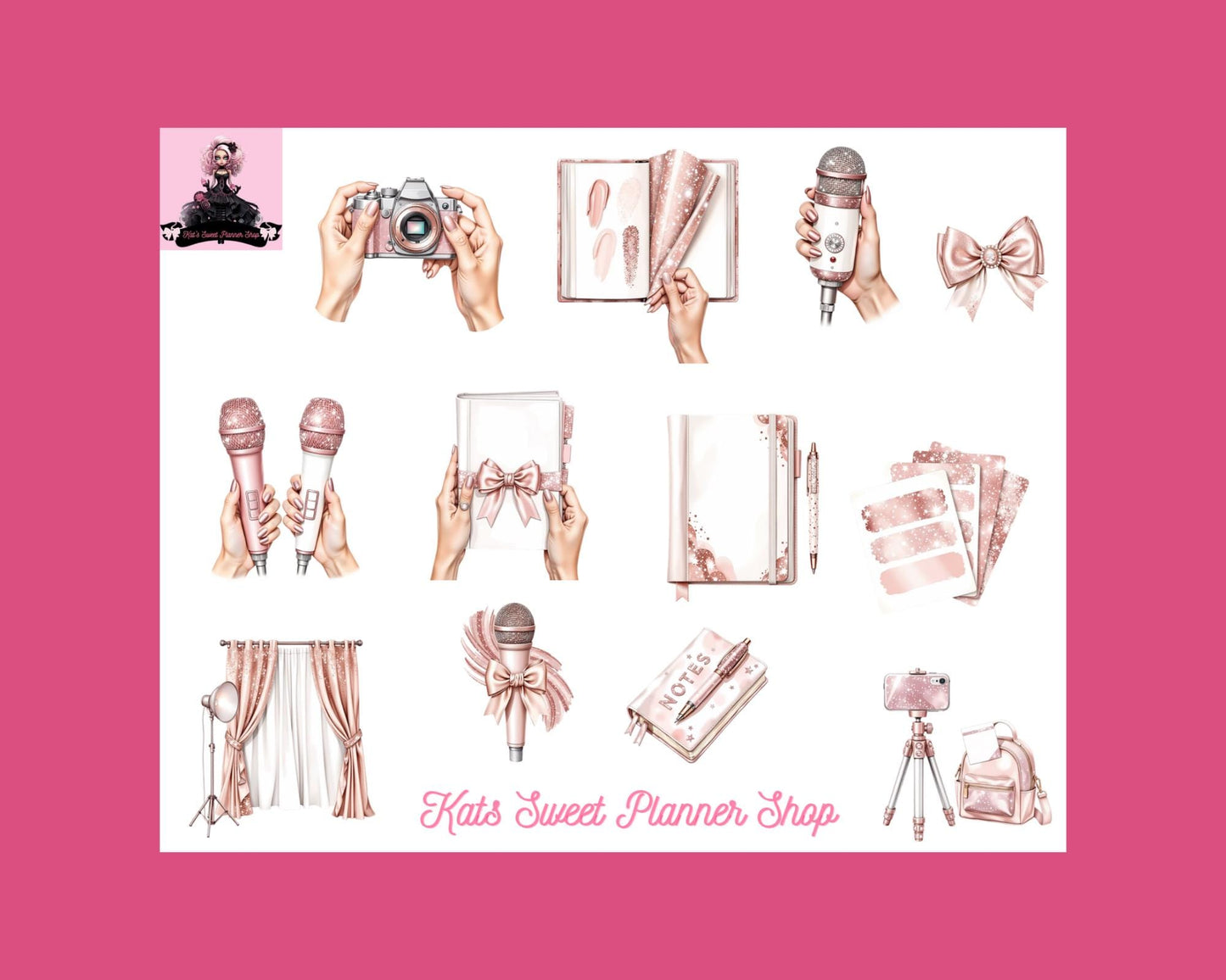 Girlie Blogger Set