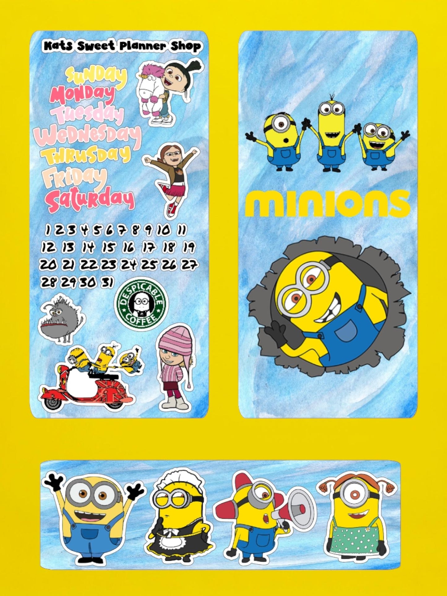 Yellow Sticker Kit