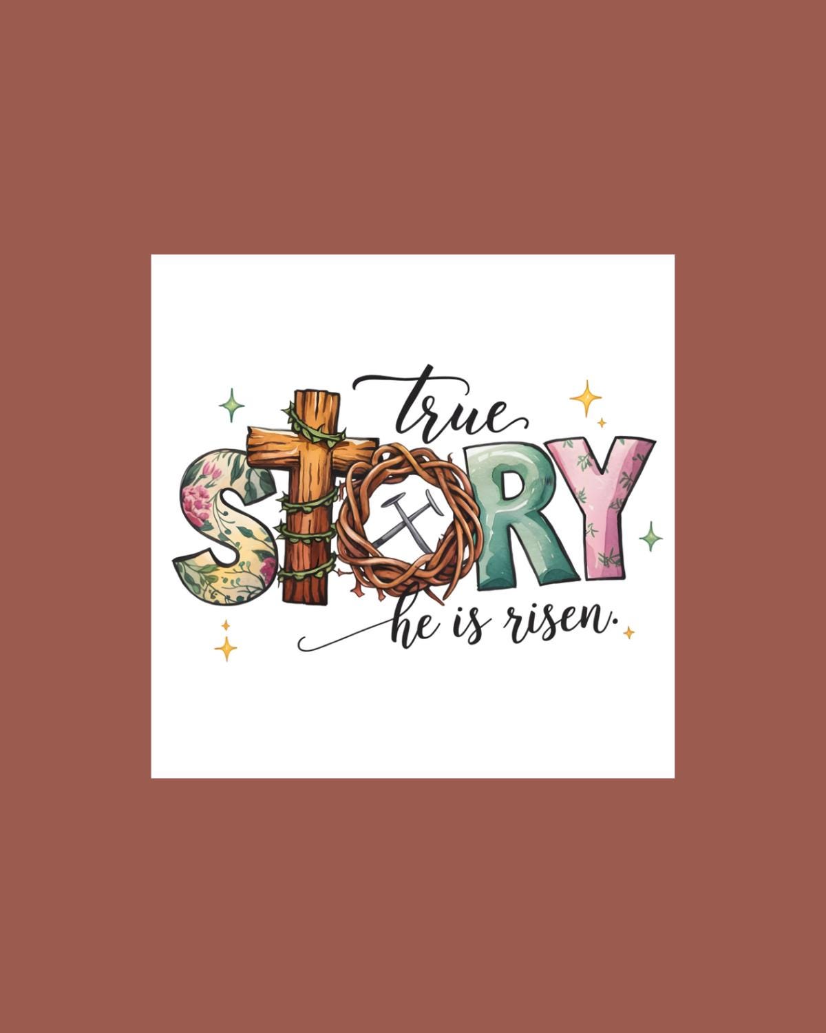 True Story He Has Risen Die Cut