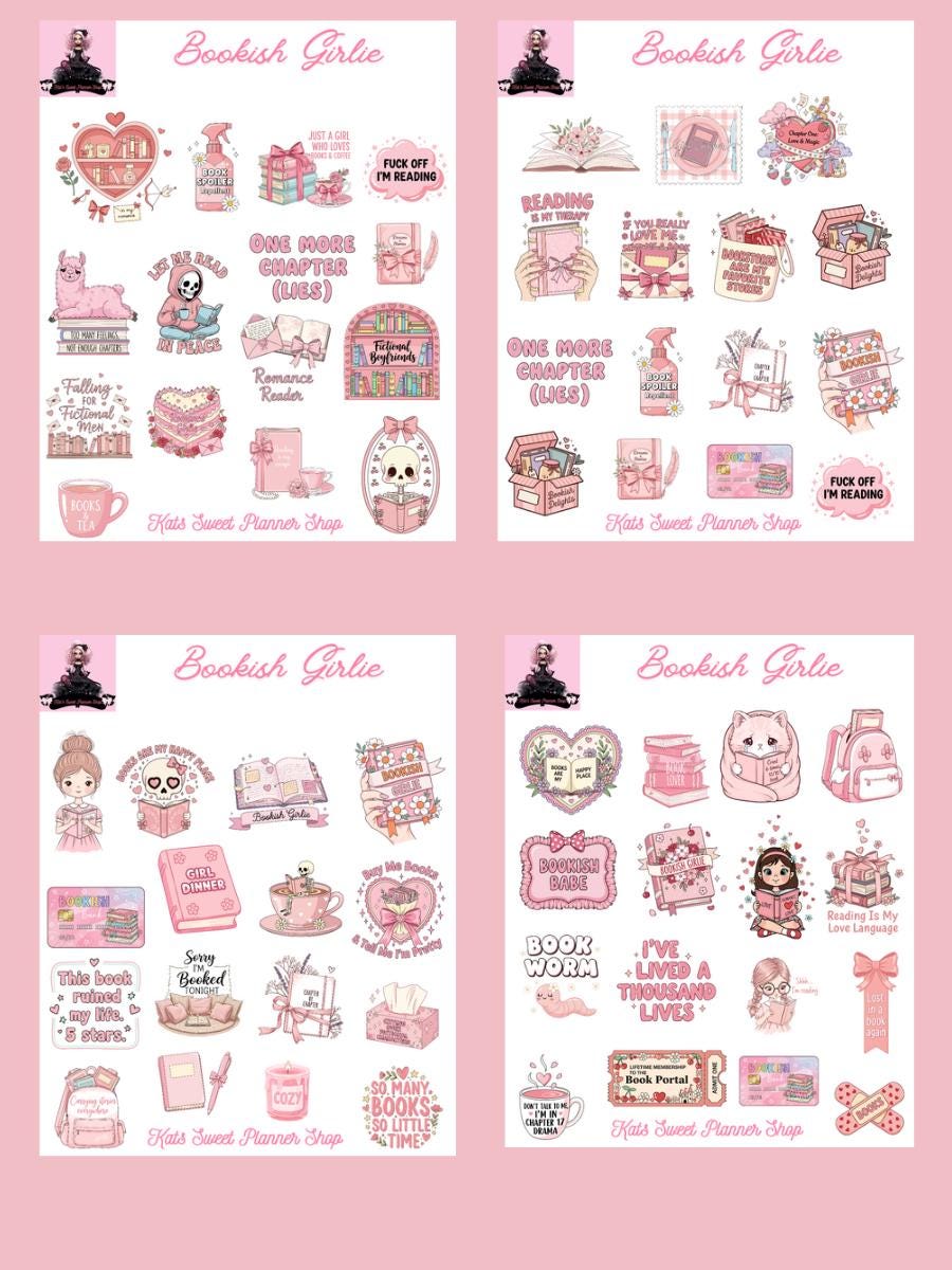 Bookish Girlie Deco Kit