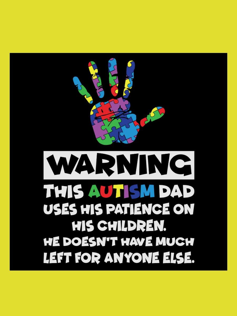 Autism Dad Die Cuts