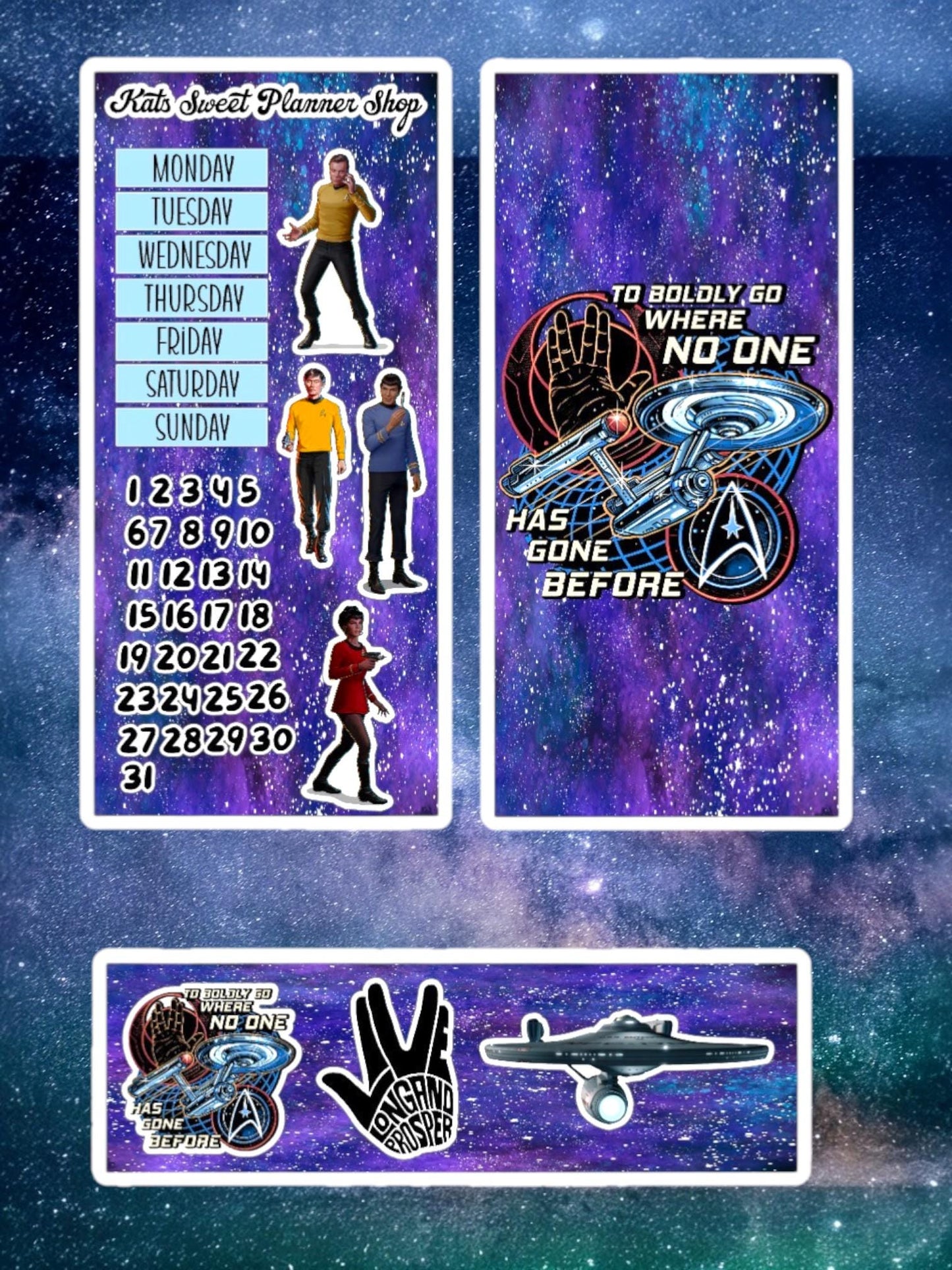 ST Stars & Ships Sticker Kit