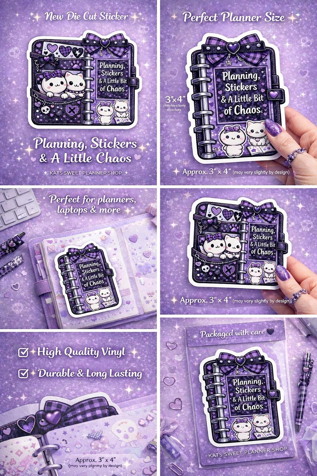 Bubbles & Pip Planner Die Cut
