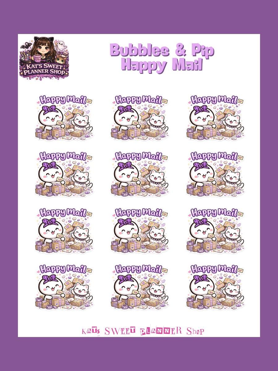 Bubbles & Pip - Happy Mail