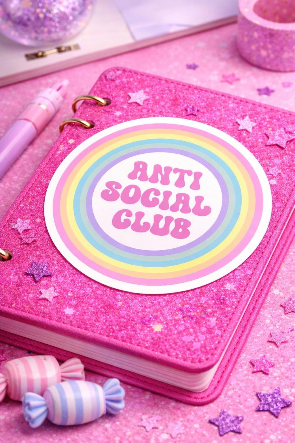 Anti Social Club Die Cut