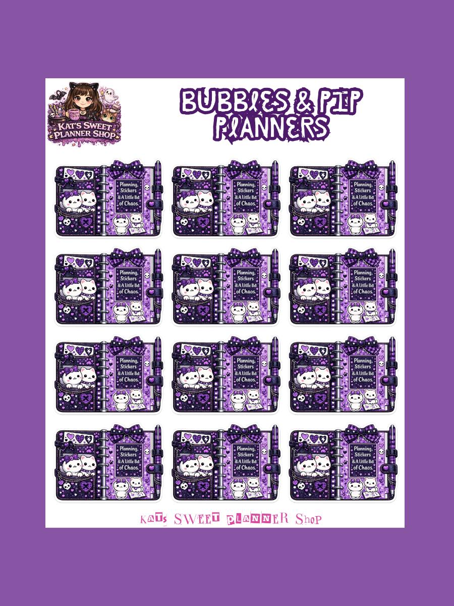 Bubbles & Pip Planners