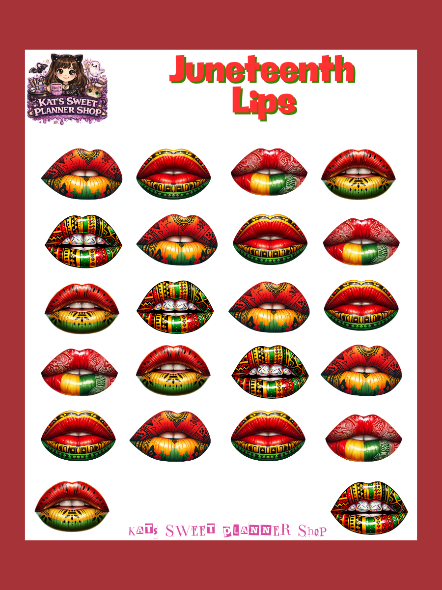 Juneteenth Lips