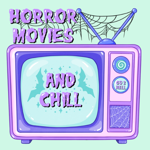 Horror Movies & Chill Die Cut
