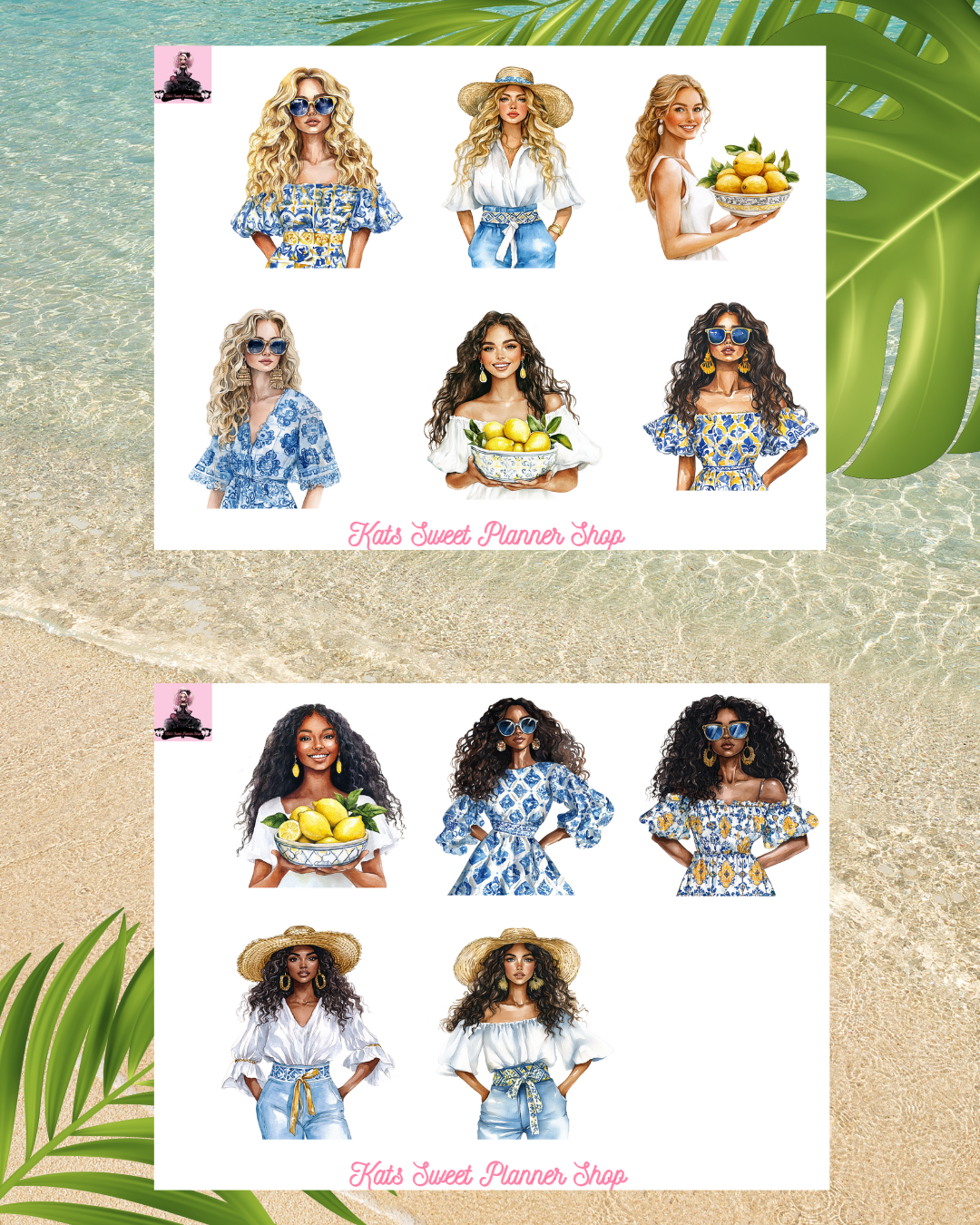 Caribbean Summer Deco Girls
