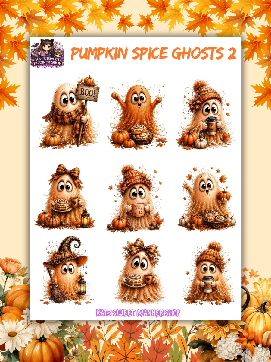 Pumpkin Spice Ghosts
