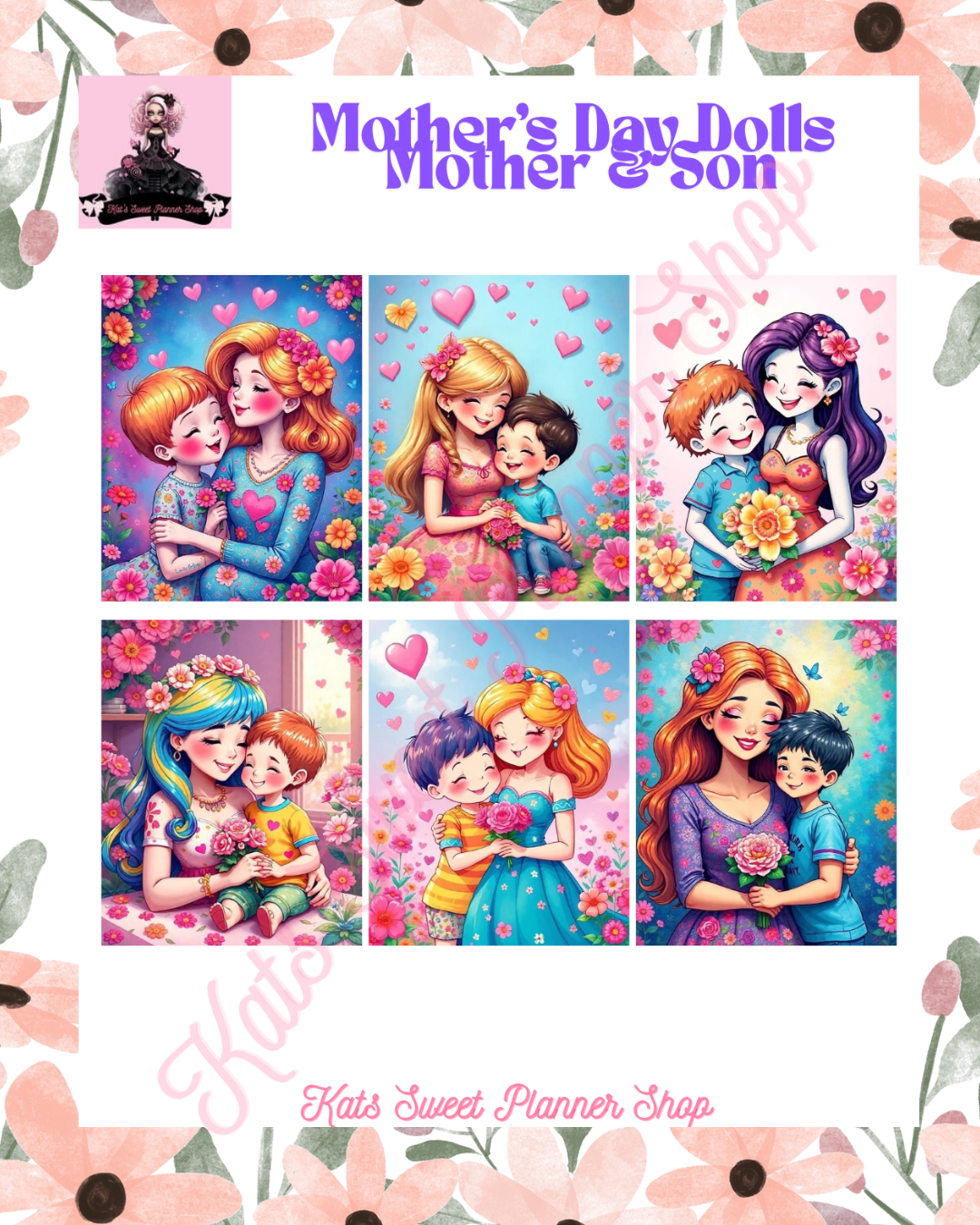 Mother's Day Dolls Mother & Son