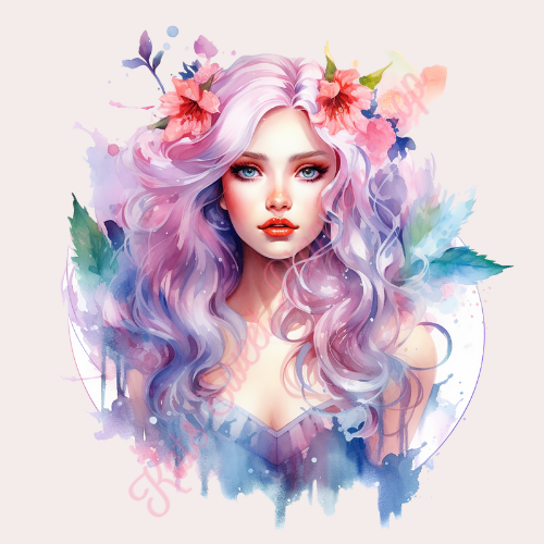 Spring Fairy Die Cut Sticker