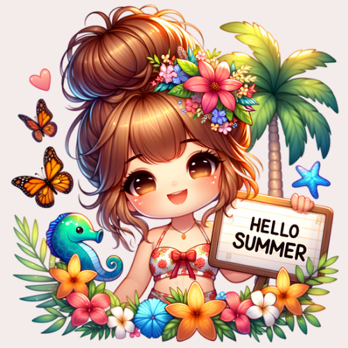 Hello Summer Die Cut