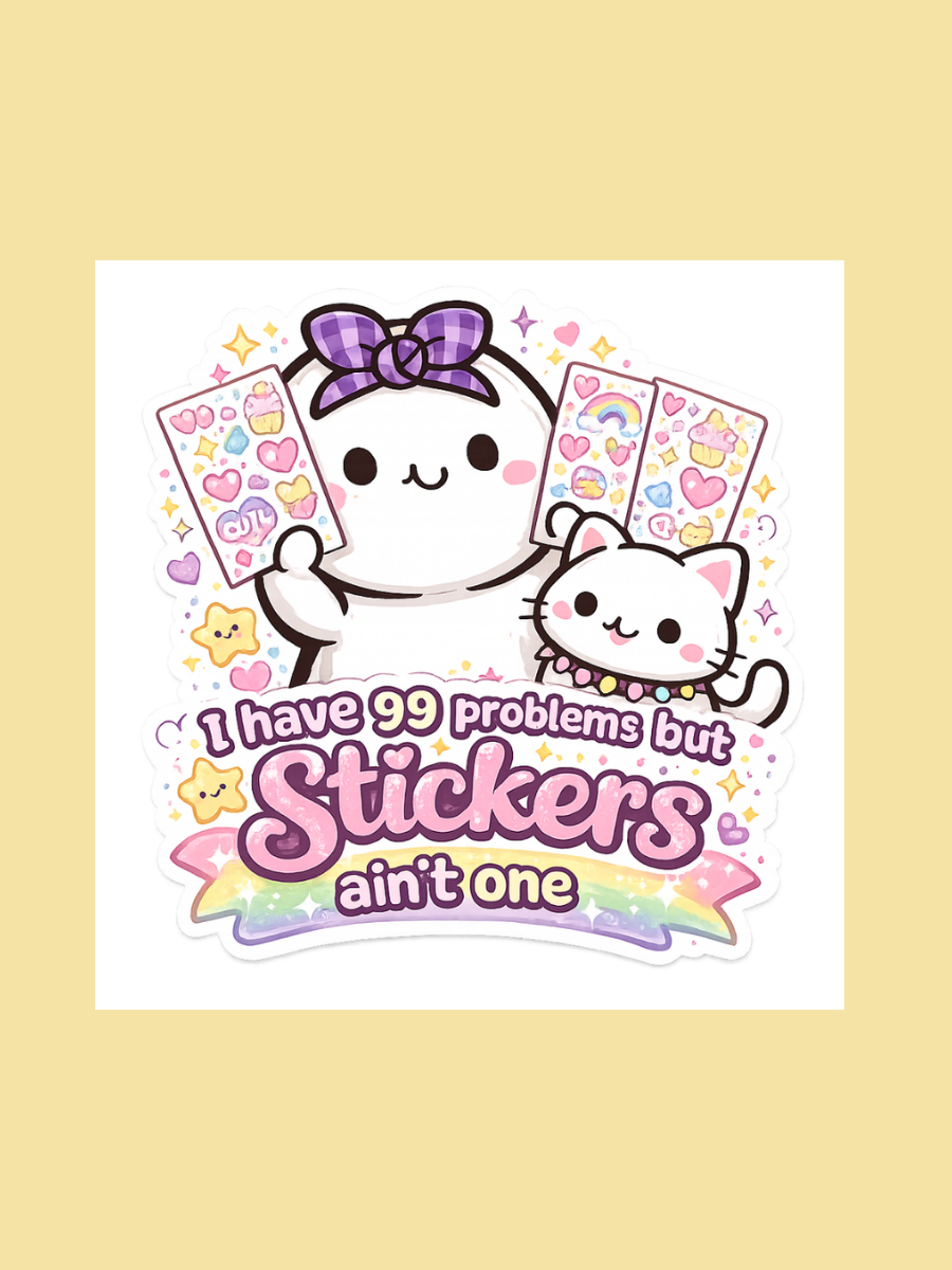 Bubbles & Pip- 99 Problems Die Cut