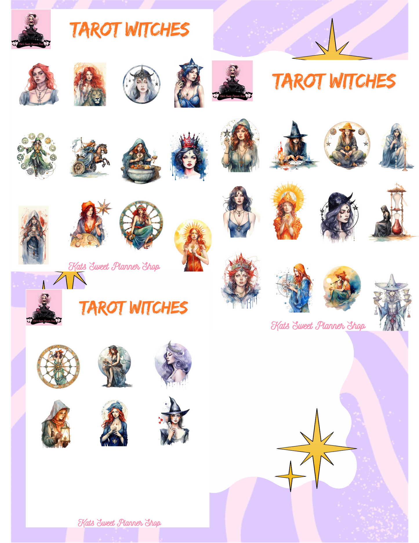 Tarot Witch Deco Set