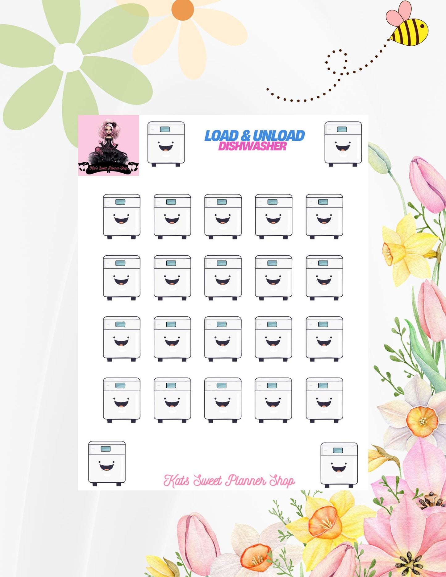 Load & Unload  Dishwasher Icon